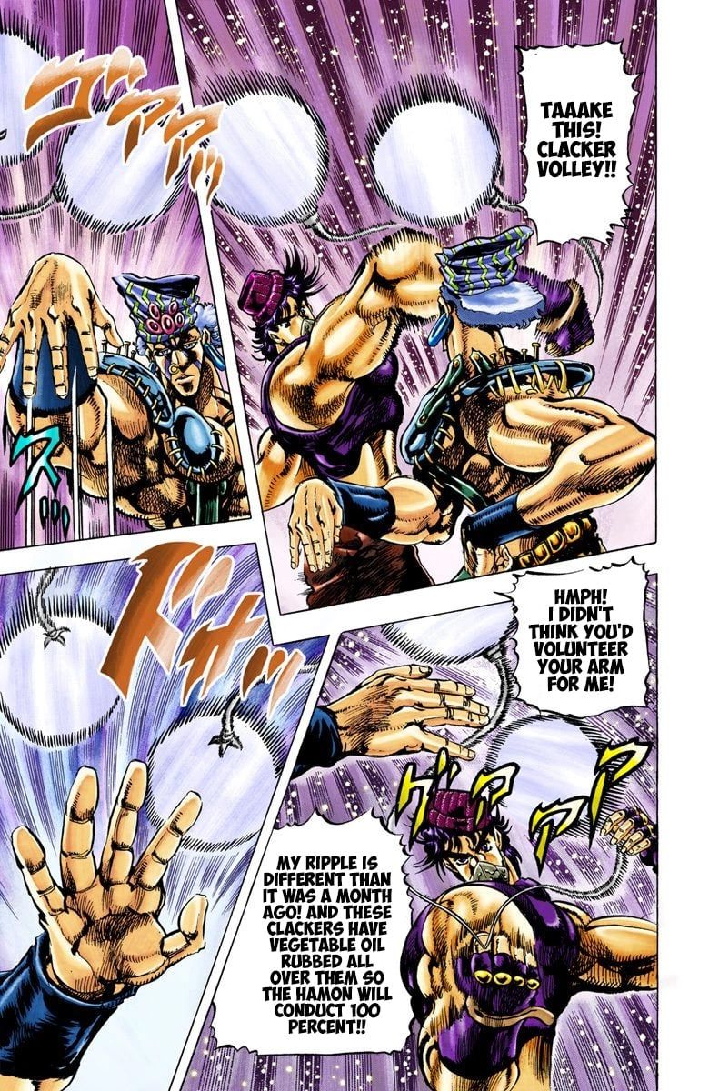 Read JoJo_s Bizarre Adventure Part 2 Battle Tendency Official Colored Manga Online