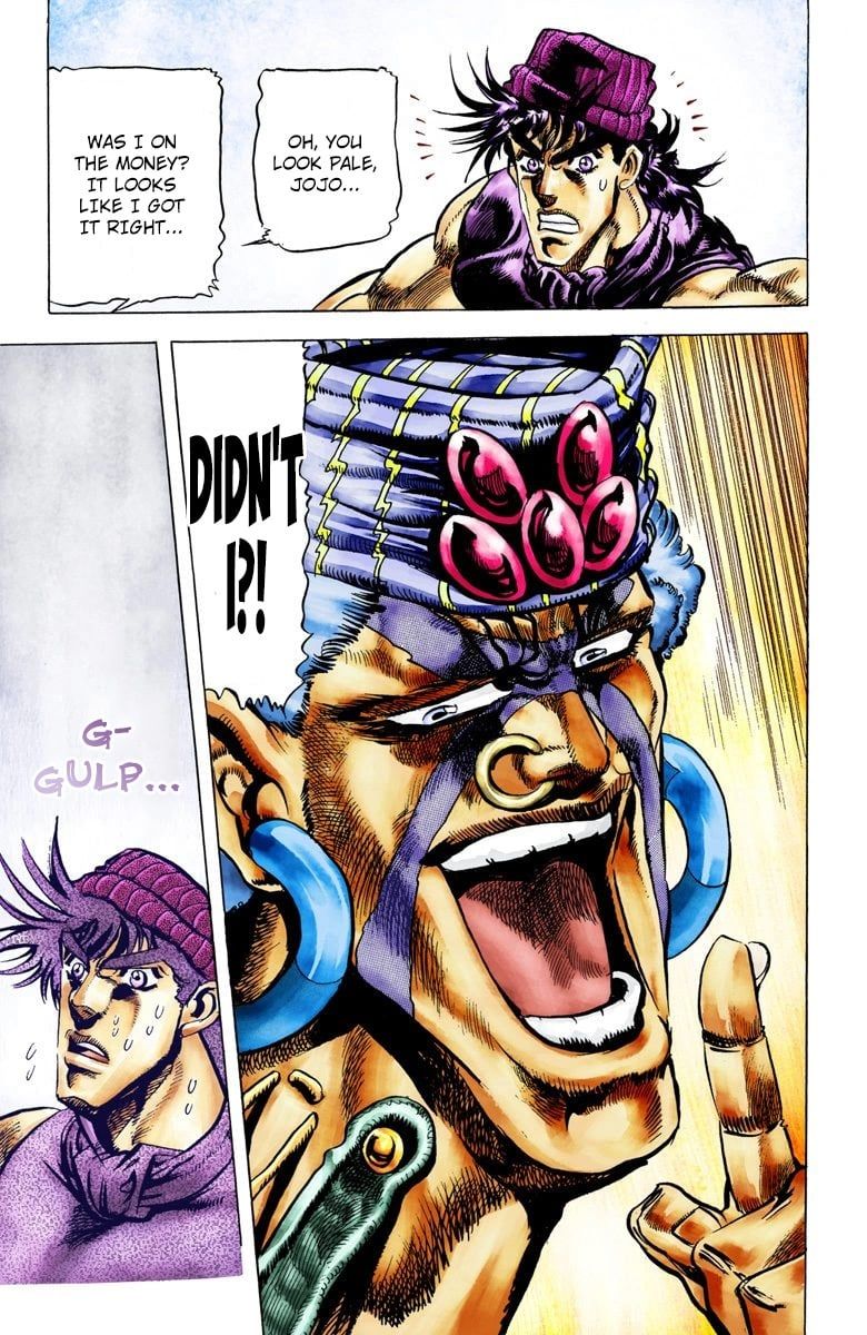 Read JoJo_s Bizarre Adventure Part 2 Battle Tendency Official Colored Manga Online
