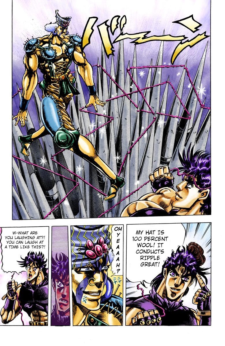 Read JoJo_s Bizarre Adventure Part 2 Battle Tendency Official Colored Manga Online