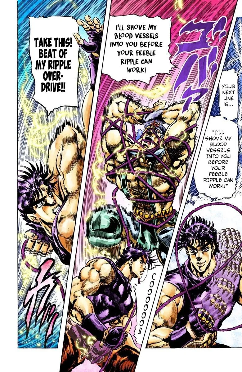 Read JoJo_s Bizarre Adventure Part 2 Battle Tendency Official Colored Manga Online