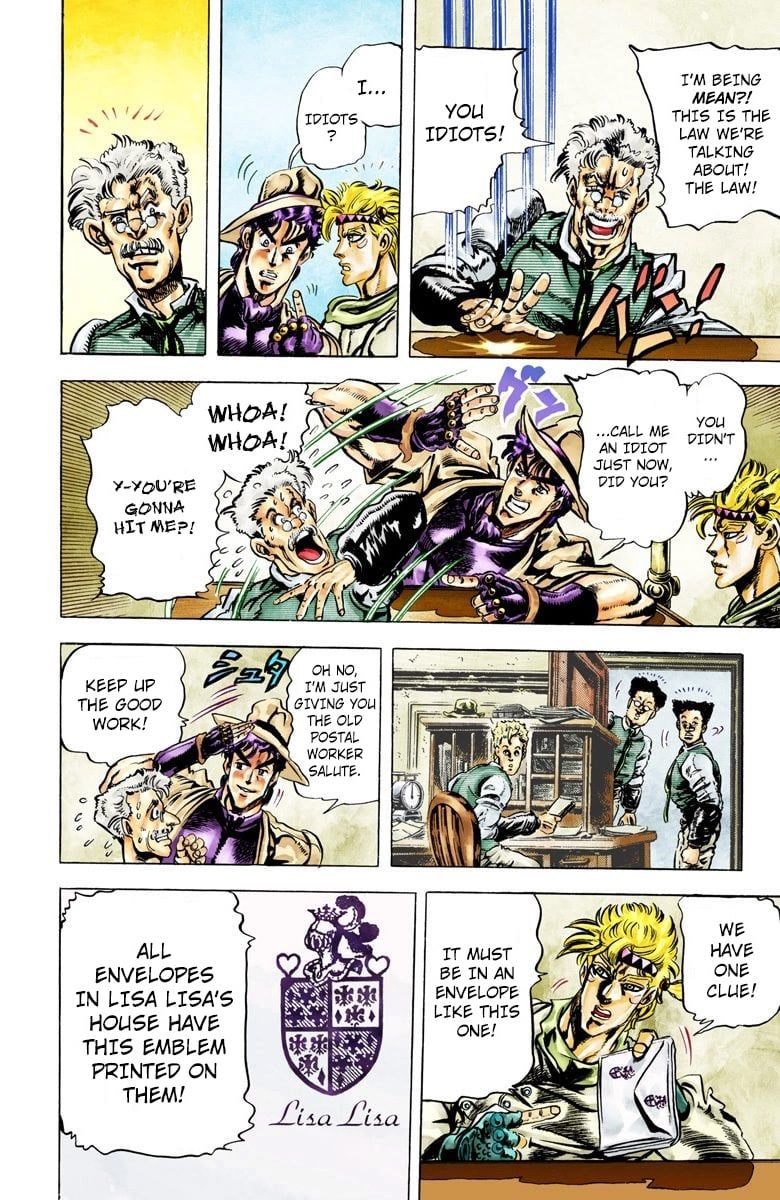 Read JoJo_s Bizarre Adventure Part 2 Battle Tendency Official Colored Manga Online