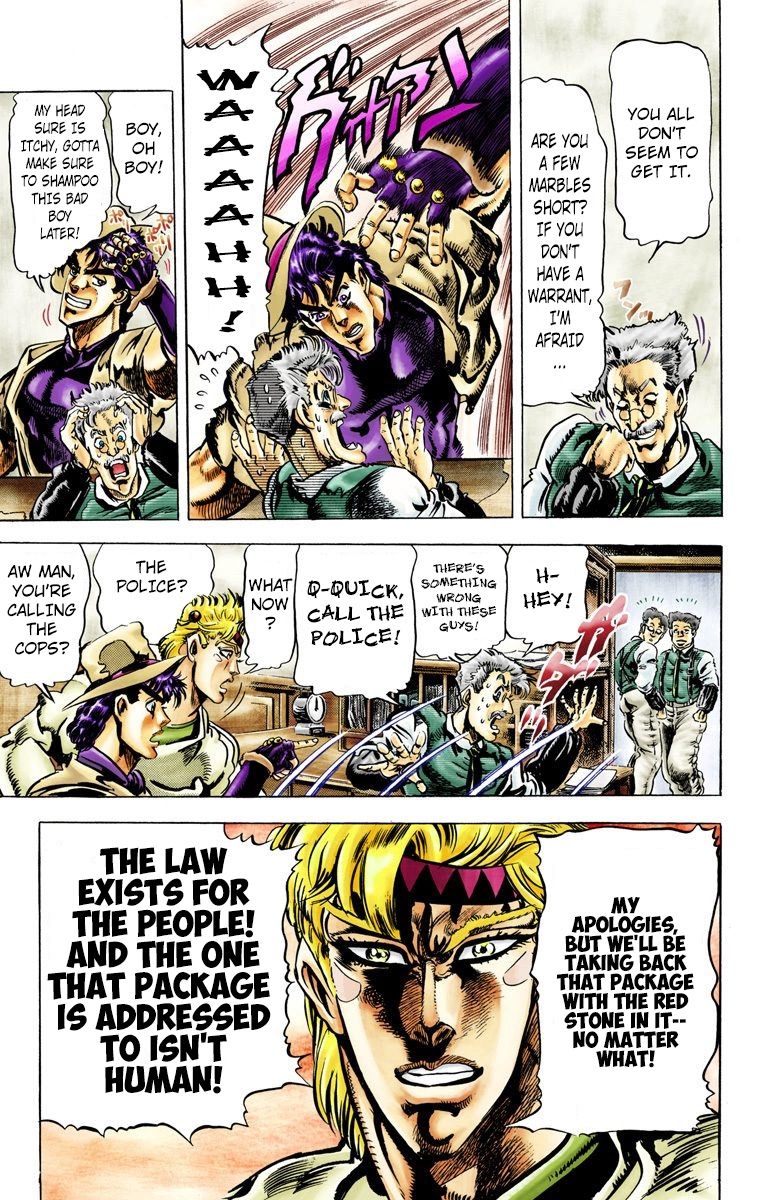 Read JoJo_s Bizarre Adventure Part 2 Battle Tendency Official Colored Manga Online