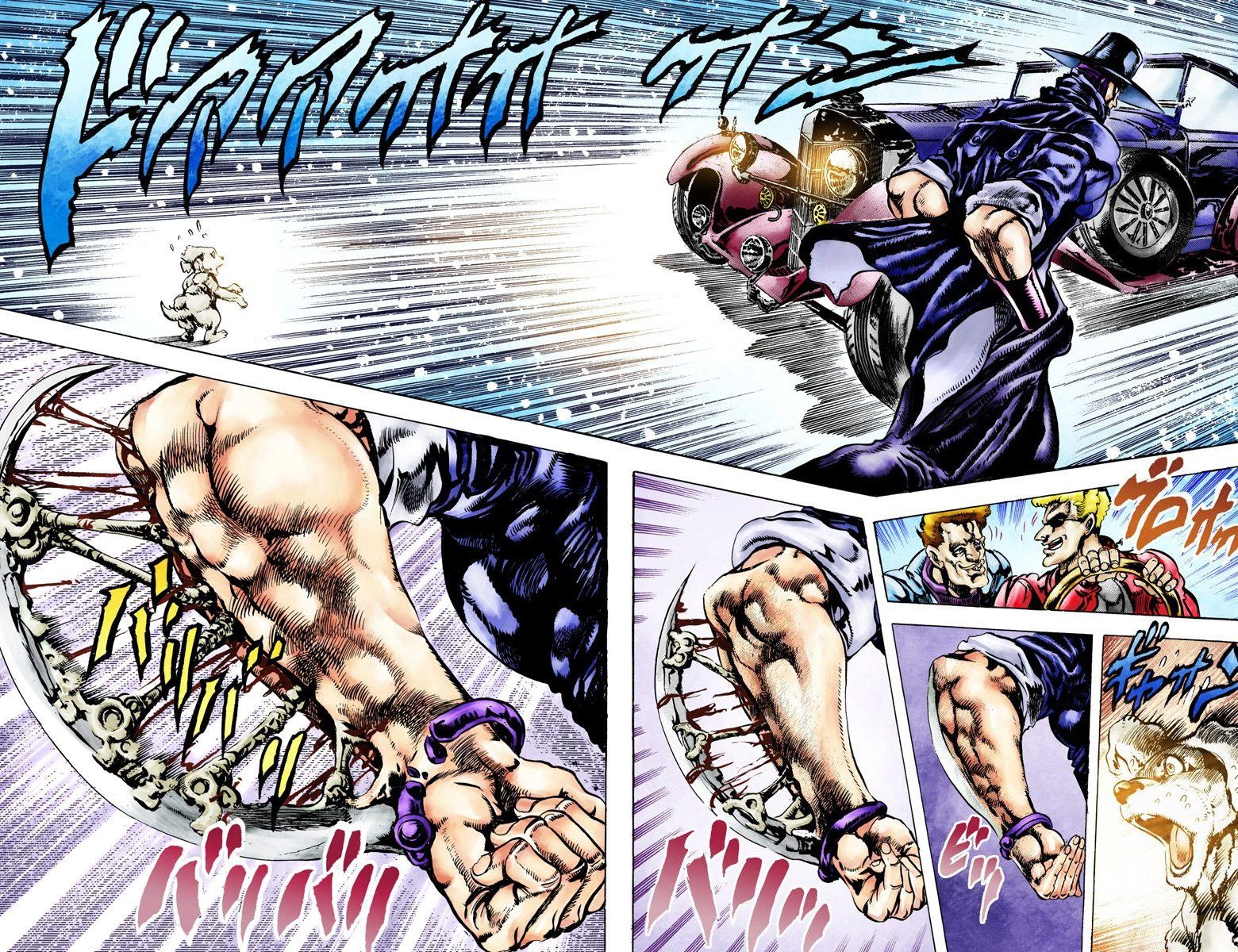 Read JoJo_s Bizarre Adventure Part 2 Battle Tendency Official Colored Manga Online