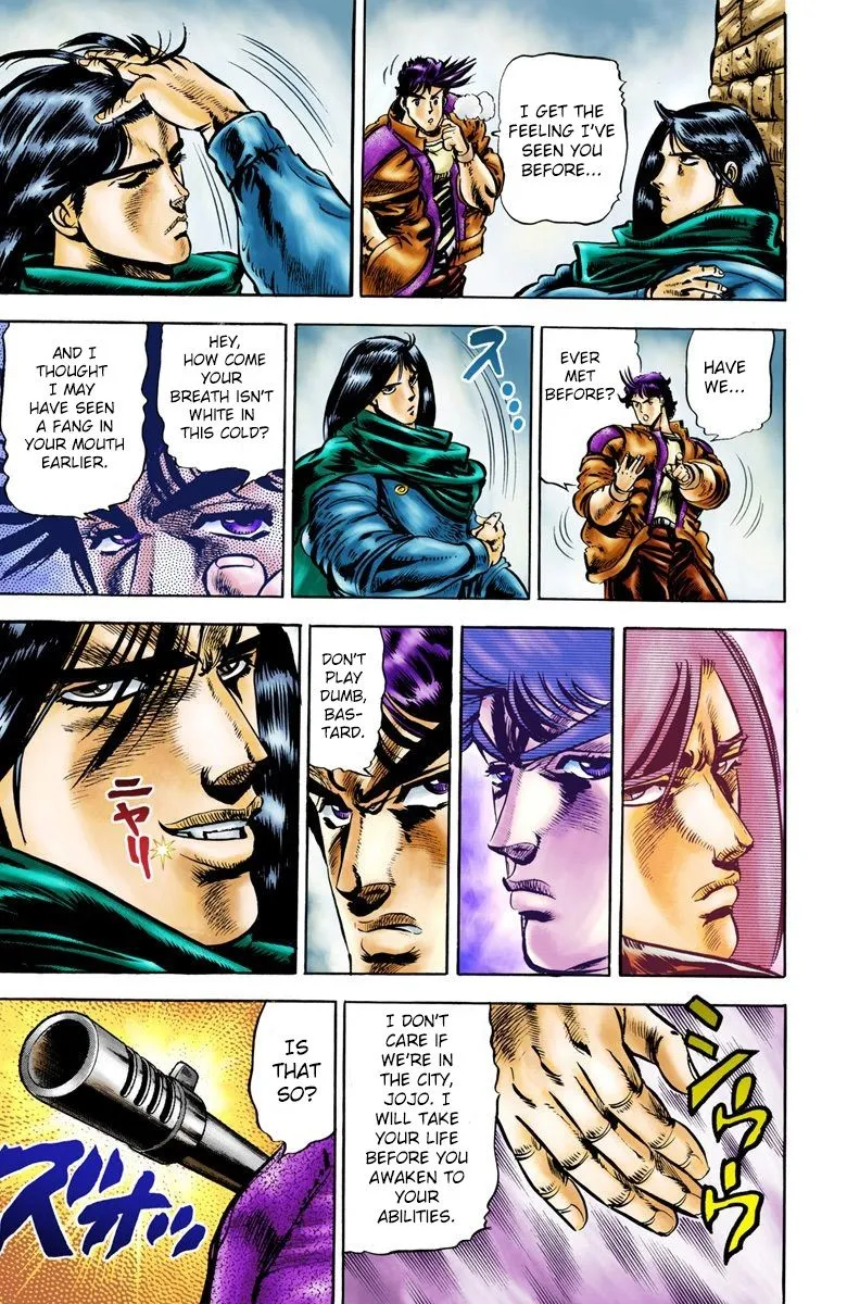 Read JoJo_s Bizarre Adventure Part 2 Battle Tendency Official Colored Manga Online