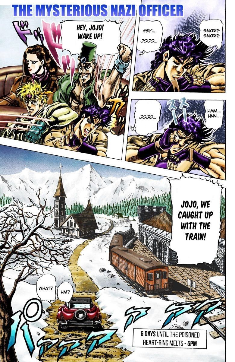 Read JoJo_s Bizarre Adventure Part 2 Battle Tendency Official Colored Manga Online
