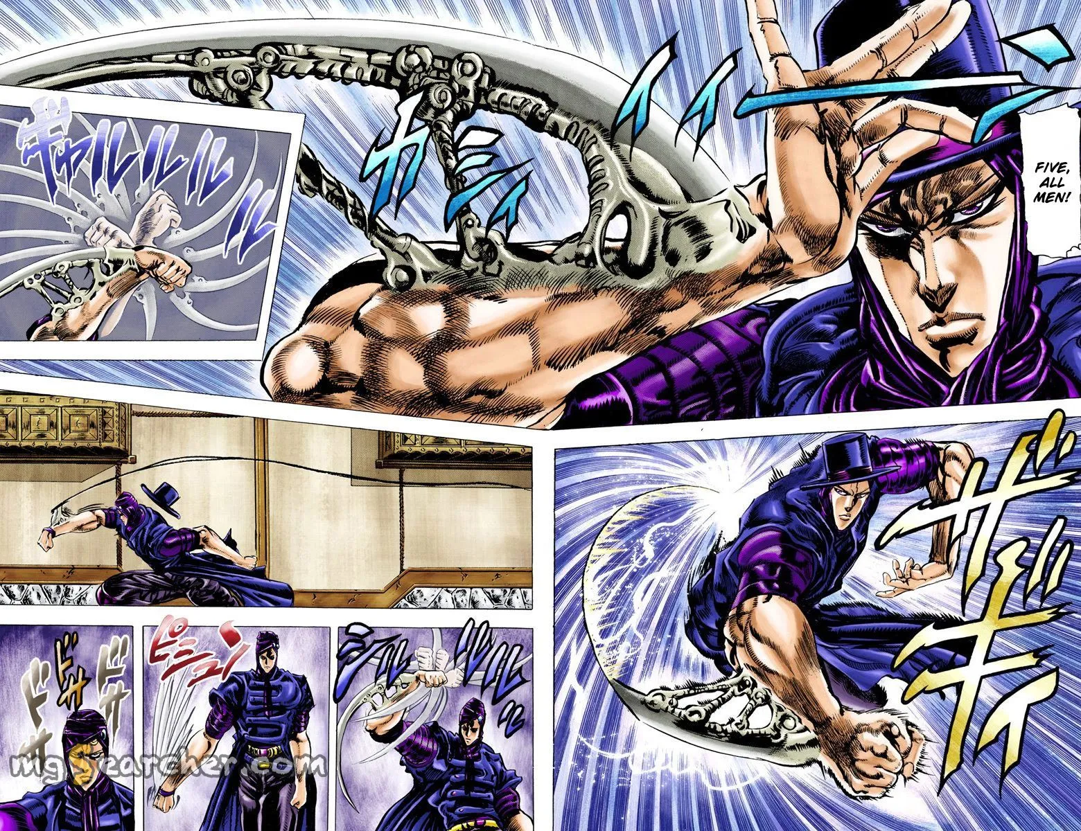 Read JoJo_s Bizarre Adventure Part 2 Battle Tendency Official Colored Manga Online