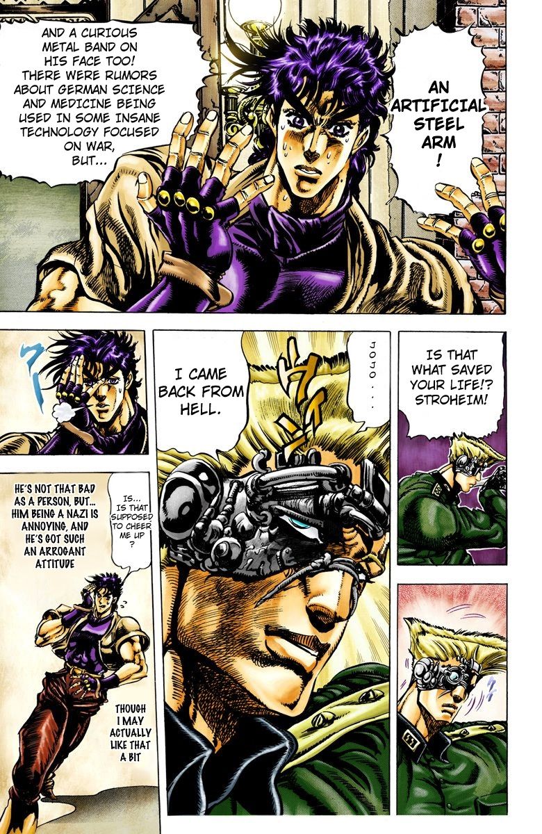 Read JoJo_s Bizarre Adventure Part 2 Battle Tendency Official Colored Manga Online