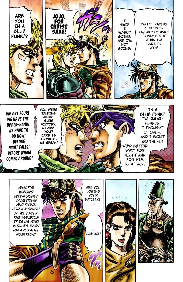 Read JoJo_s Bizarre Adventure Part 2 Battle Tendency Official Colored Manga Online