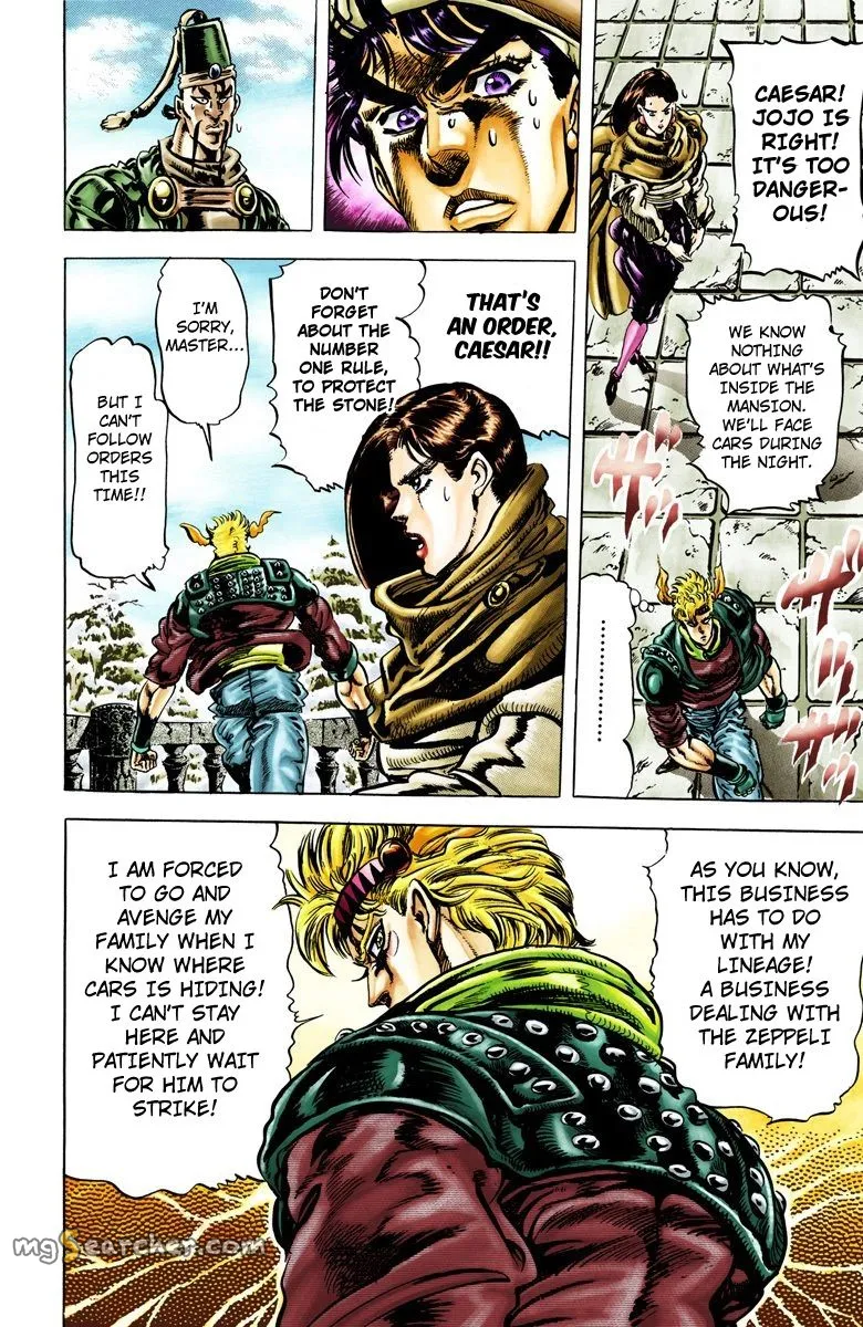 Read JoJo_s Bizarre Adventure Part 2 Battle Tendency Official Colored Manga Online