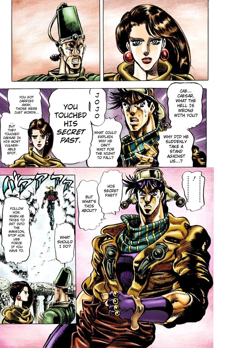 Read JoJo_s Bizarre Adventure Part 2 Battle Tendency Official Colored Manga Online