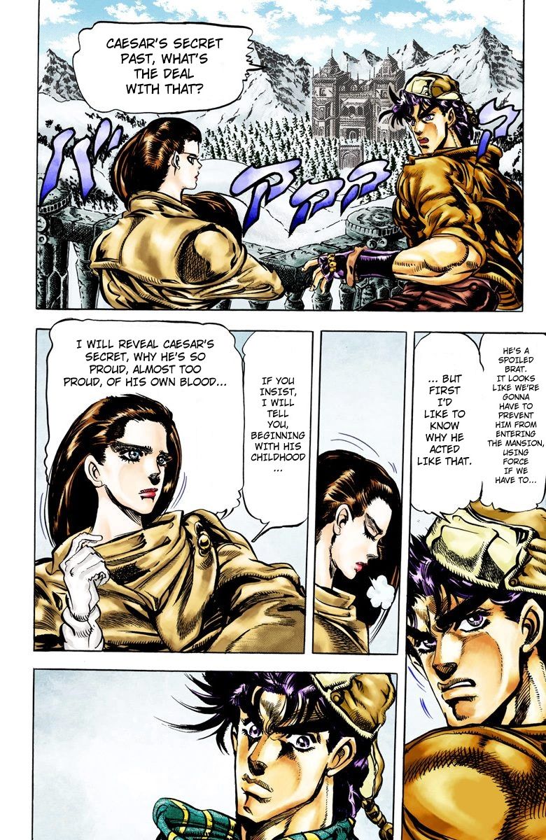 Read JoJo_s Bizarre Adventure Part 2 Battle Tendency Official Colored Manga Online