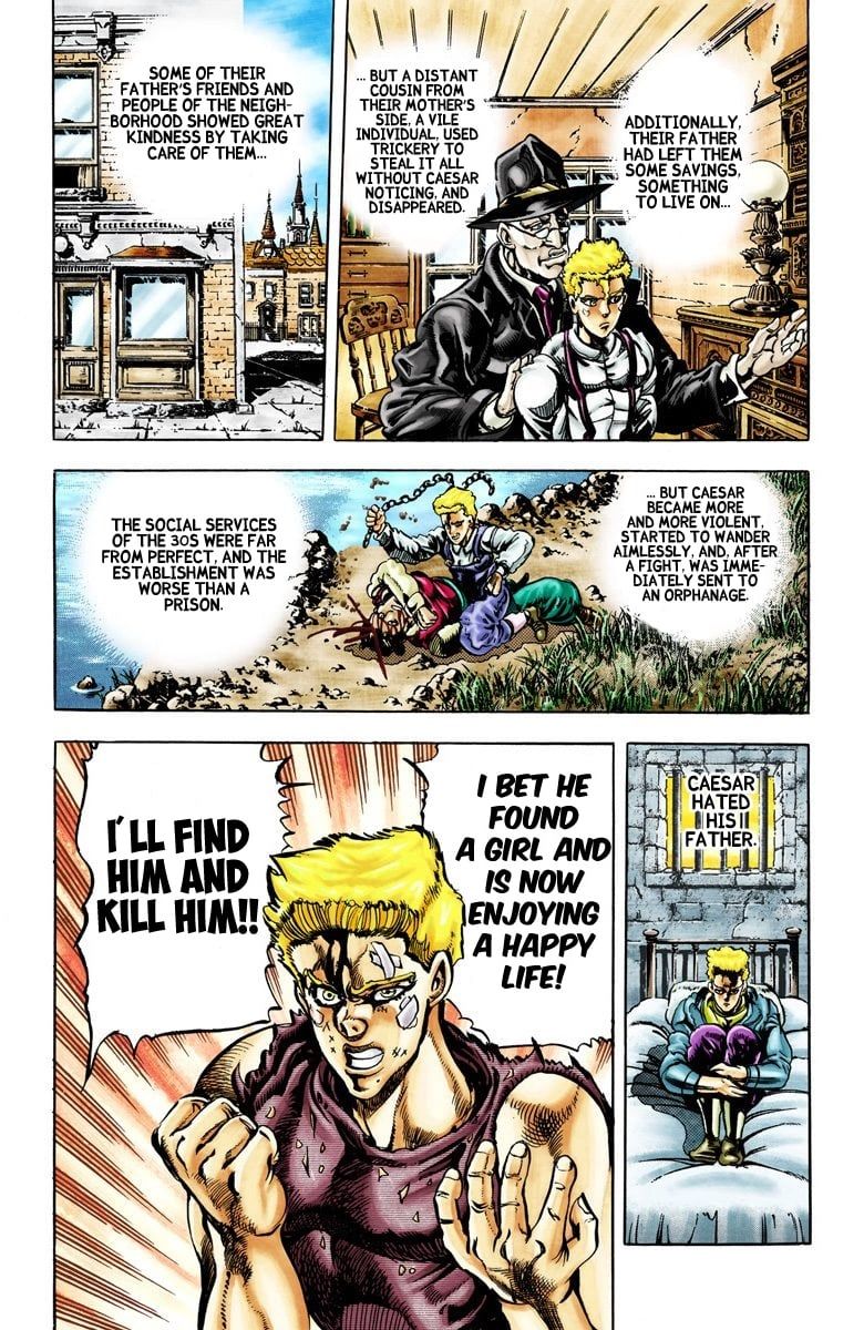 Read JoJo_s Bizarre Adventure Part 2 Battle Tendency Official Colored Manga Online