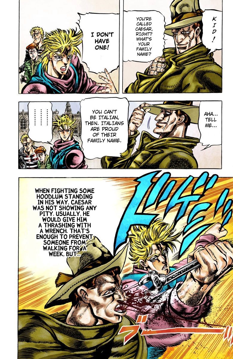 Read JoJo_s Bizarre Adventure Part 2 Battle Tendency Official Colored Manga Online
