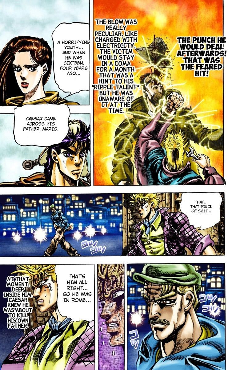 Read JoJo_s Bizarre Adventure Part 2 Battle Tendency Official Colored Manga Online