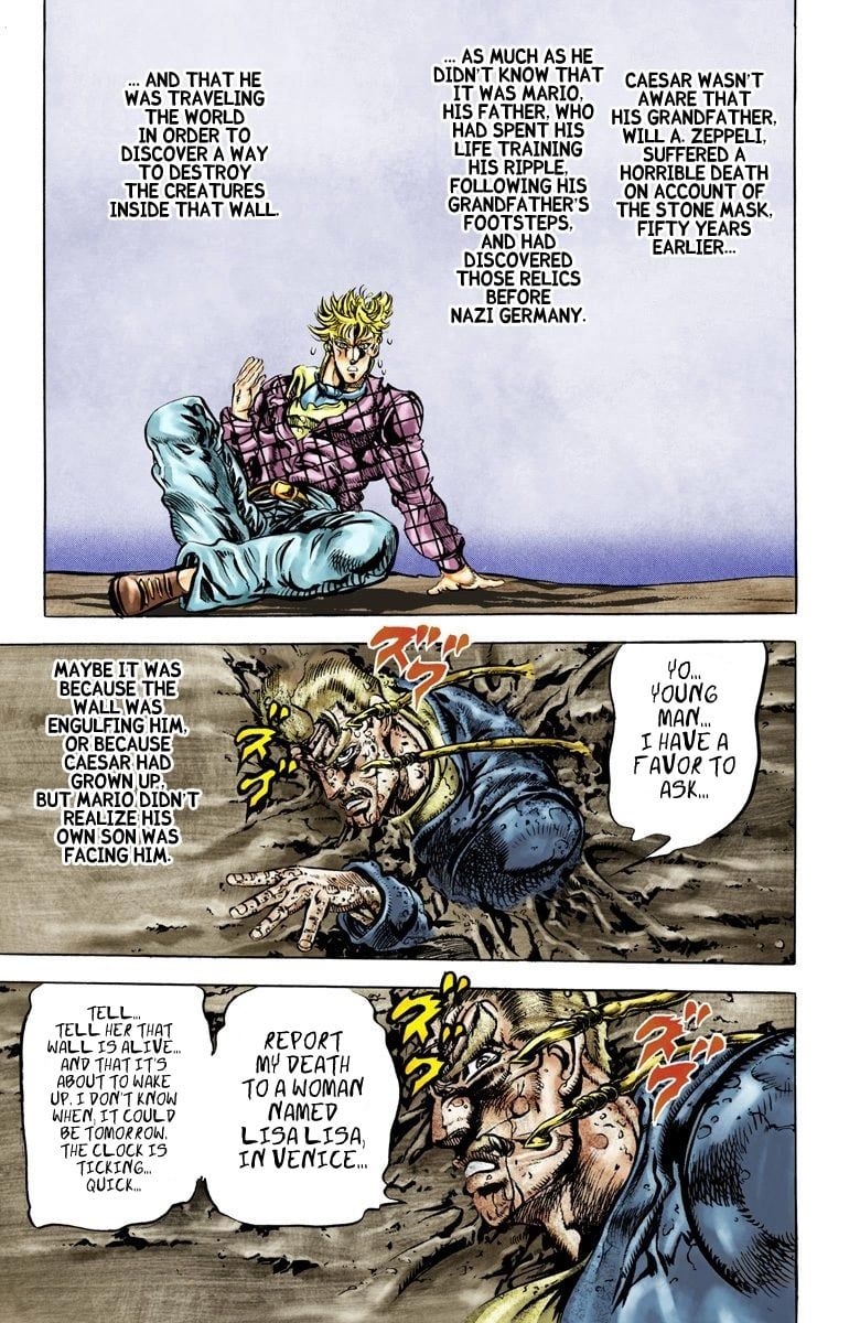 Read JoJo_s Bizarre Adventure Part 2 Battle Tendency Official Colored Manga Online