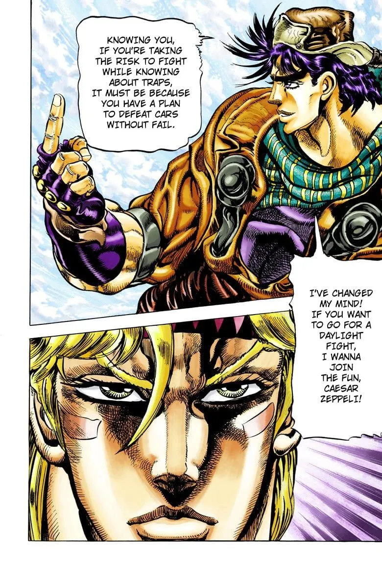 Read JoJo_s Bizarre Adventure Part 2 Battle Tendency Official Colored Manga Online