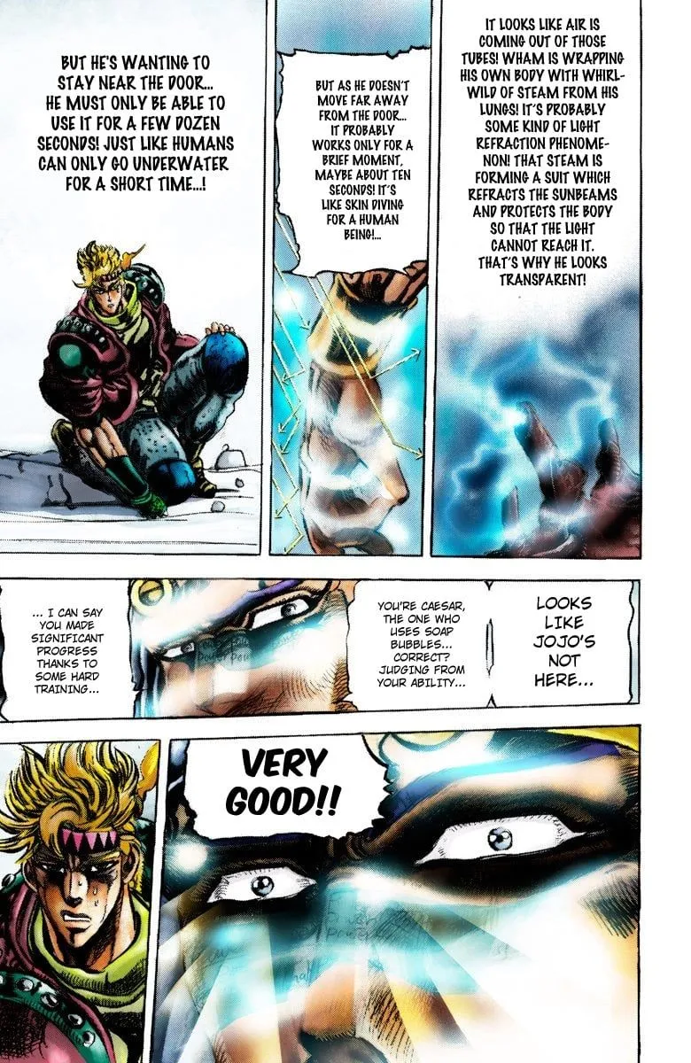 Read JoJo_s Bizarre Adventure Part 2 Battle Tendency Official Colored Manga Online