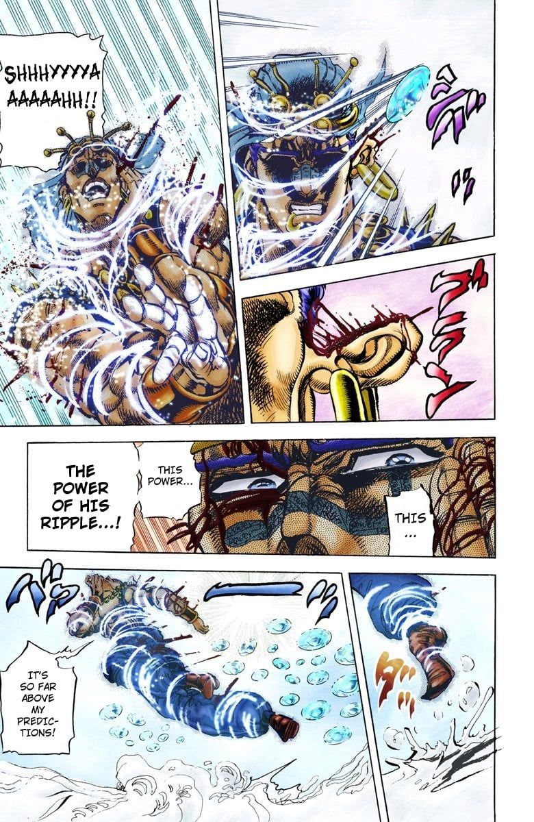 Read JoJo_s Bizarre Adventure Part 2 Battle Tendency Official Colored Manga Online