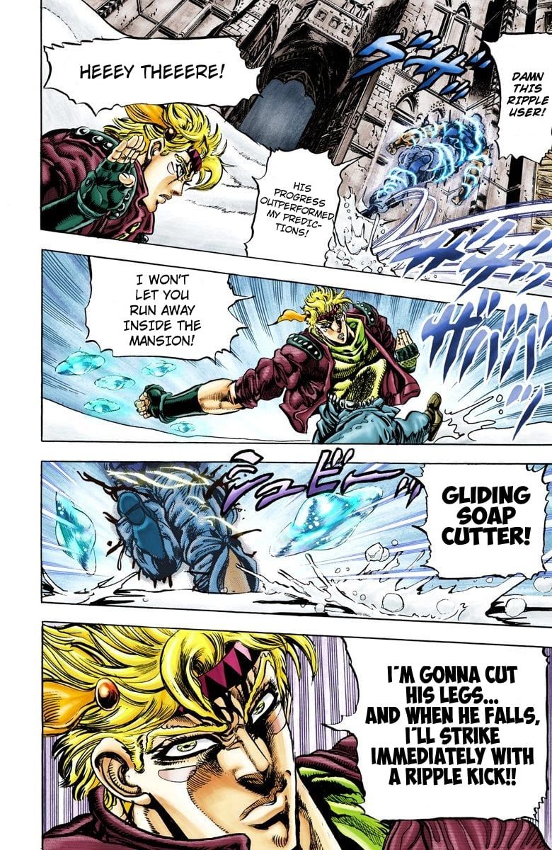 Read JoJo_s Bizarre Adventure Part 2 Battle Tendency Official Colored Manga Online