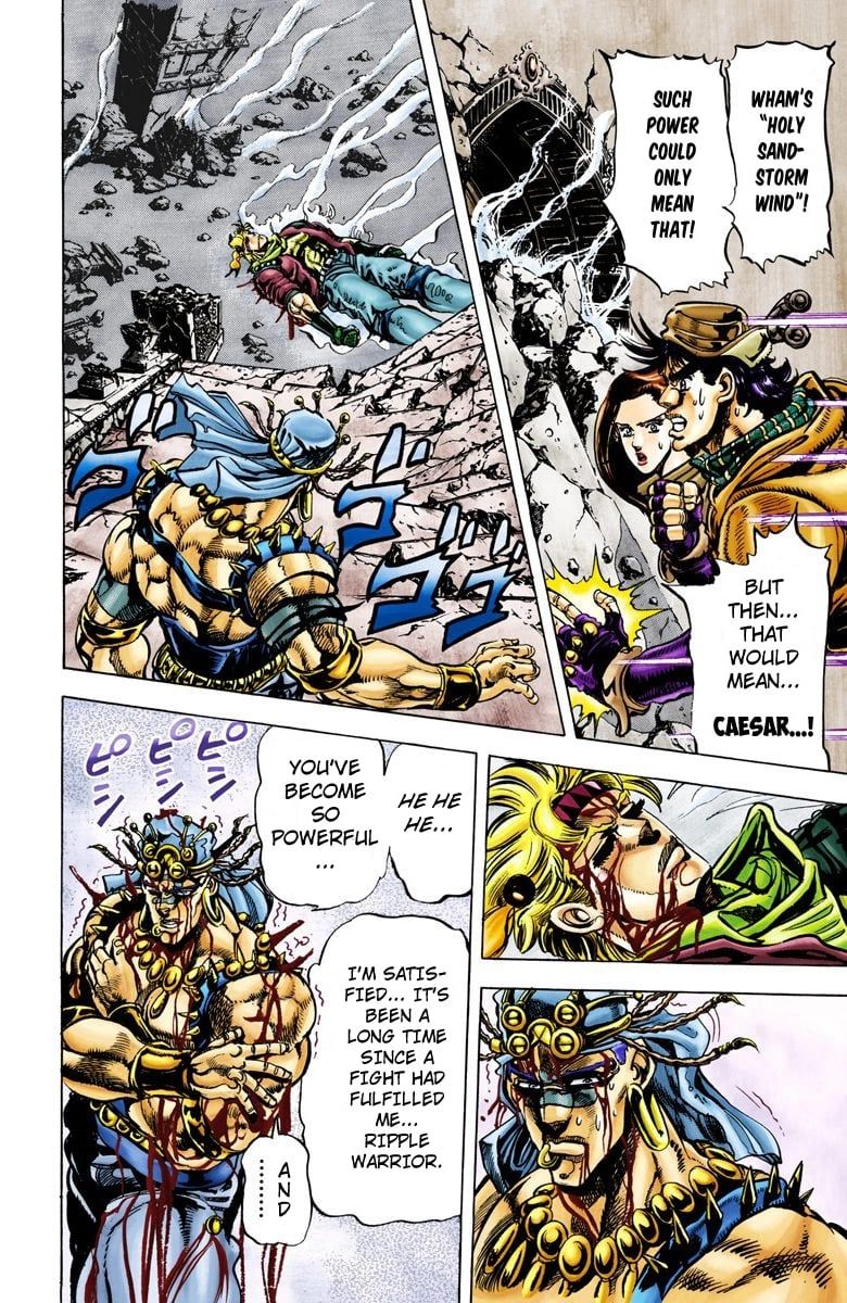 Read JoJo_s Bizarre Adventure Part 2 Battle Tendency Official Colored Manga Online