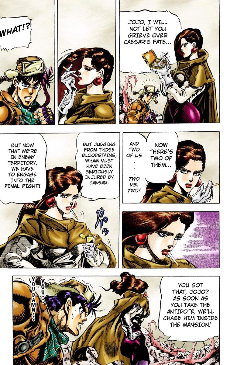 Read JoJo_s Bizarre Adventure Part 2 Battle Tendency Official Colored Manga Online