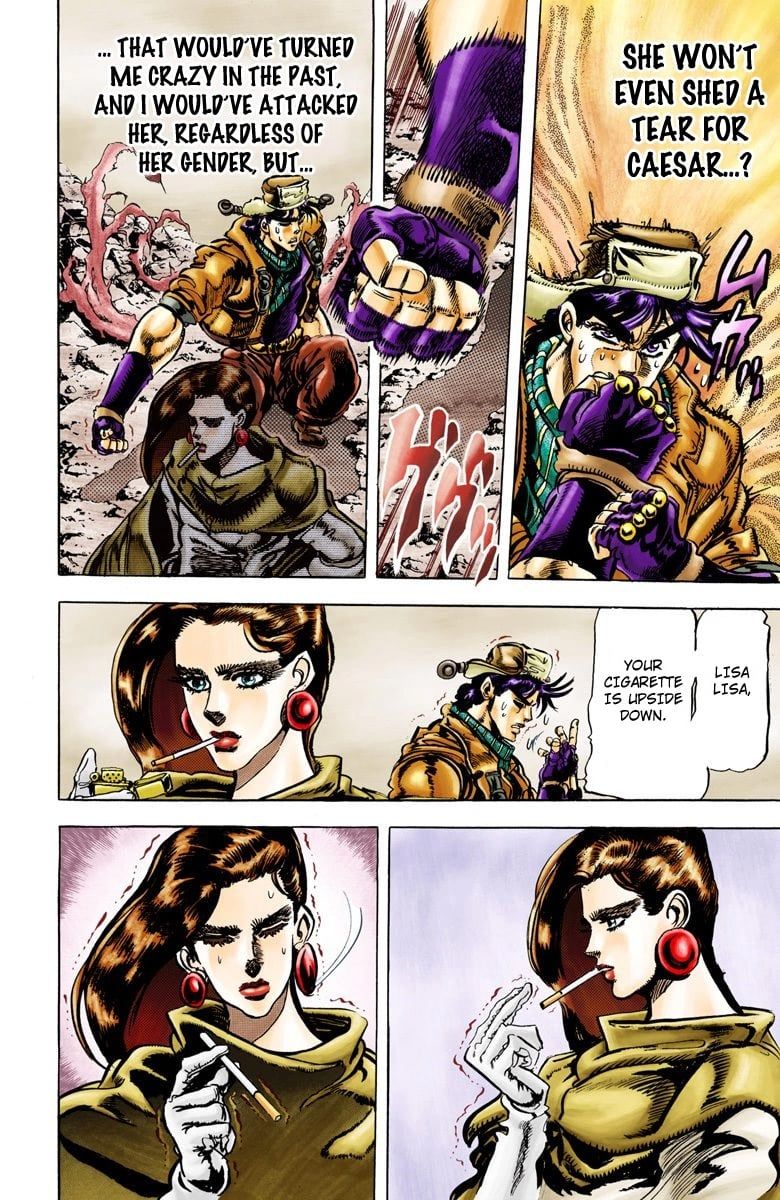 Read JoJo_s Bizarre Adventure Part 2 Battle Tendency Official Colored Manga Online