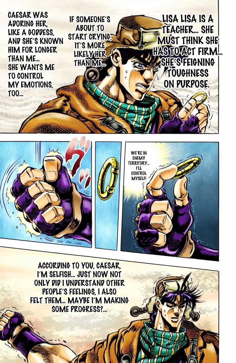 Read JoJo_s Bizarre Adventure Part 2 Battle Tendency Official Colored Manga Online