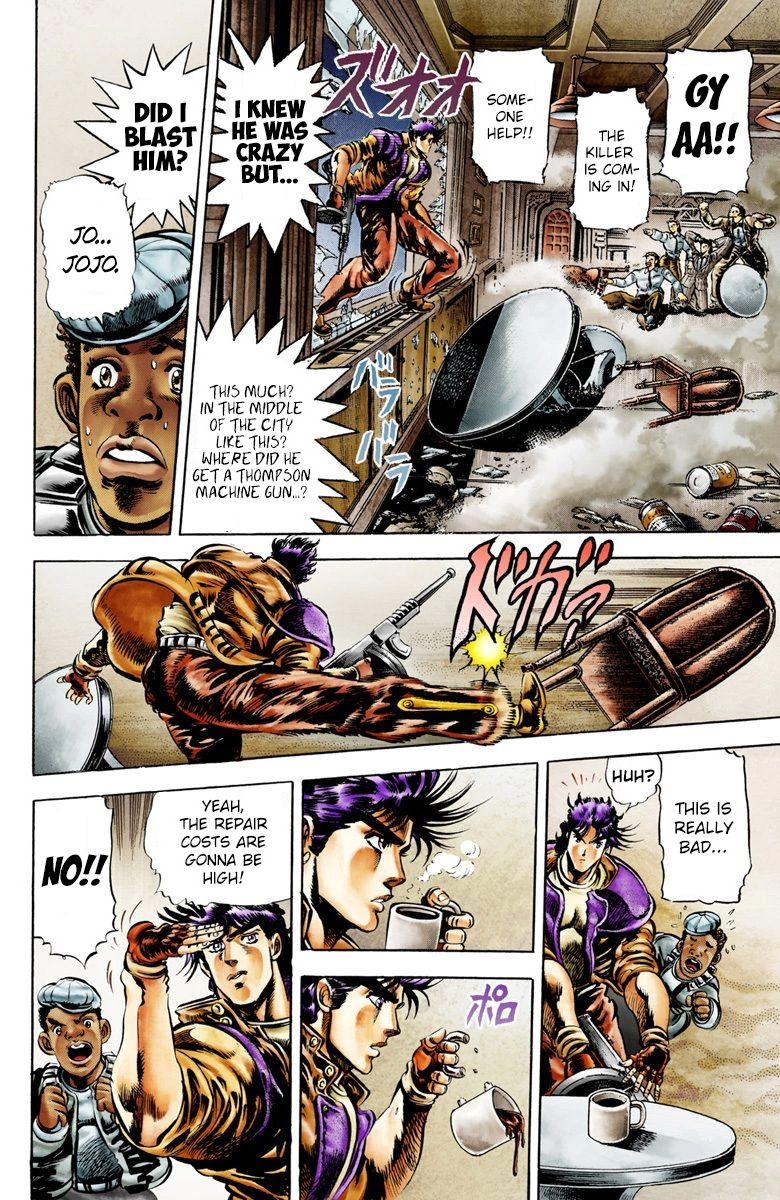 Read JoJo_s Bizarre Adventure Part 2 Battle Tendency Official Colored Manga Online