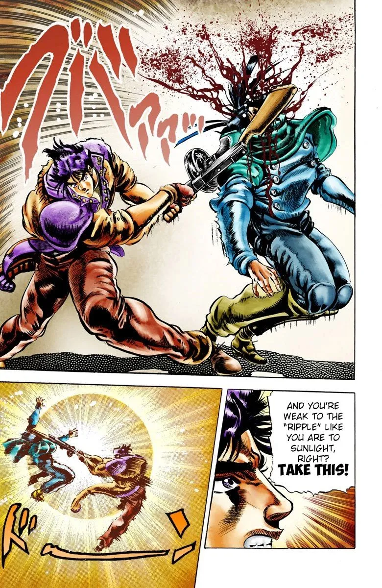 Read JoJo_s Bizarre Adventure Part 2 Battle Tendency Official Colored Manga Online