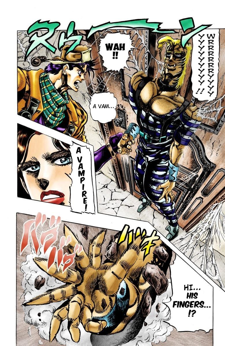 Read JoJo_s Bizarre Adventure Part 2 Battle Tendency Official Colored Manga Online