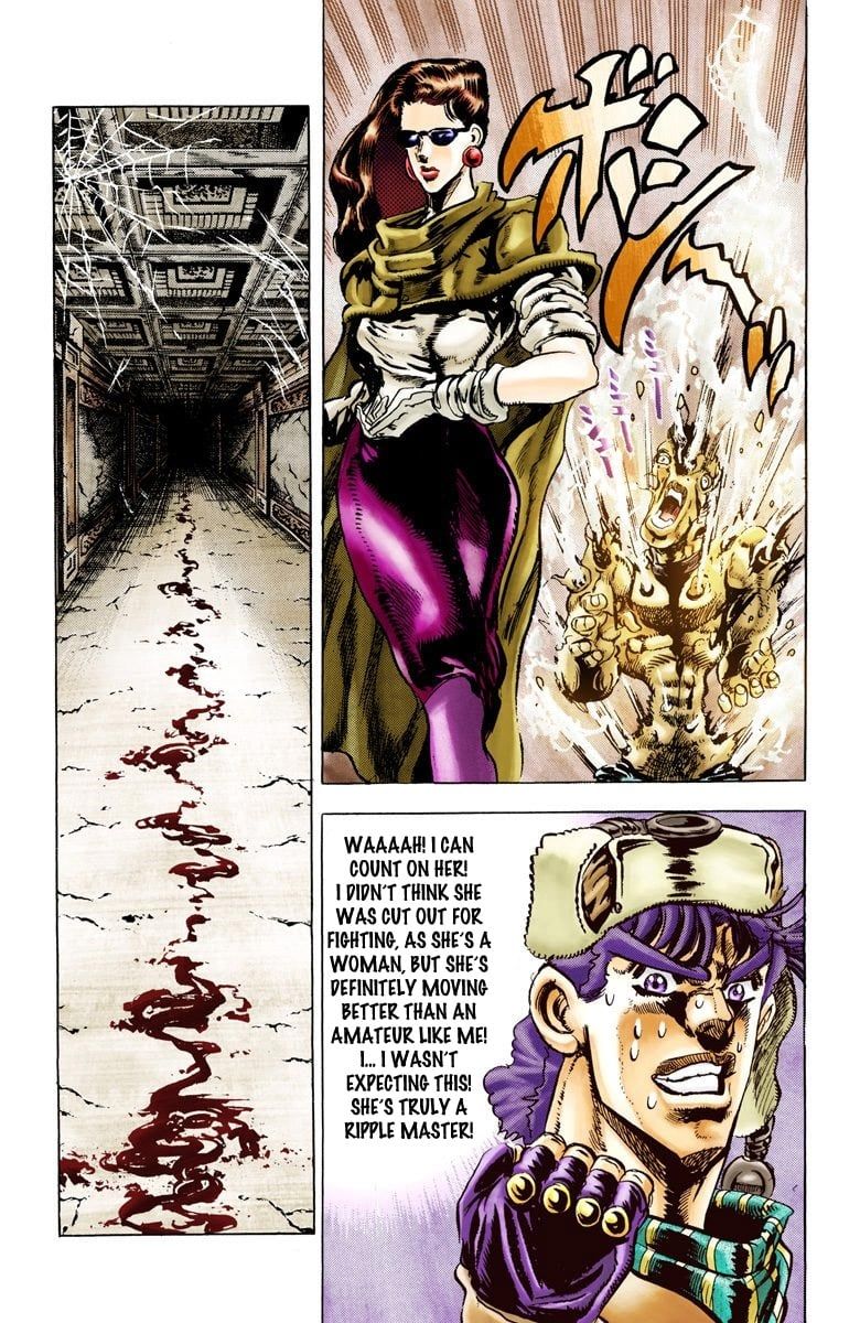 Read JoJo_s Bizarre Adventure Part 2 Battle Tendency Official Colored Manga Online