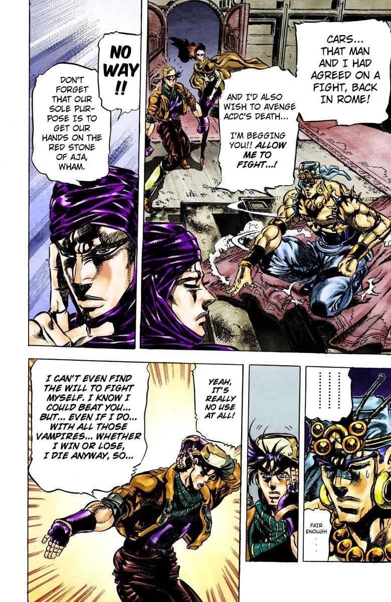 Read JoJo_s Bizarre Adventure Part 2 Battle Tendency Official Colored Manga Online