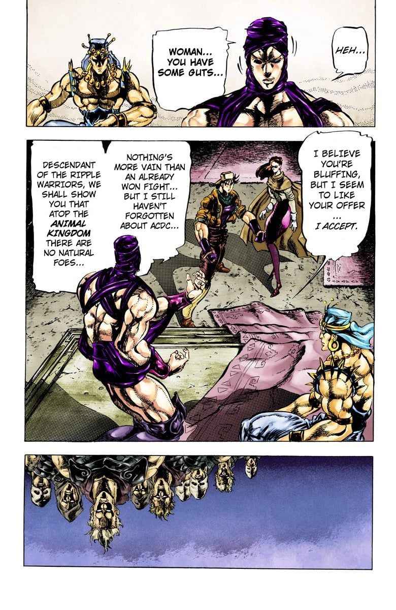 Read JoJo_s Bizarre Adventure Part 2 Battle Tendency Official Colored Manga Online