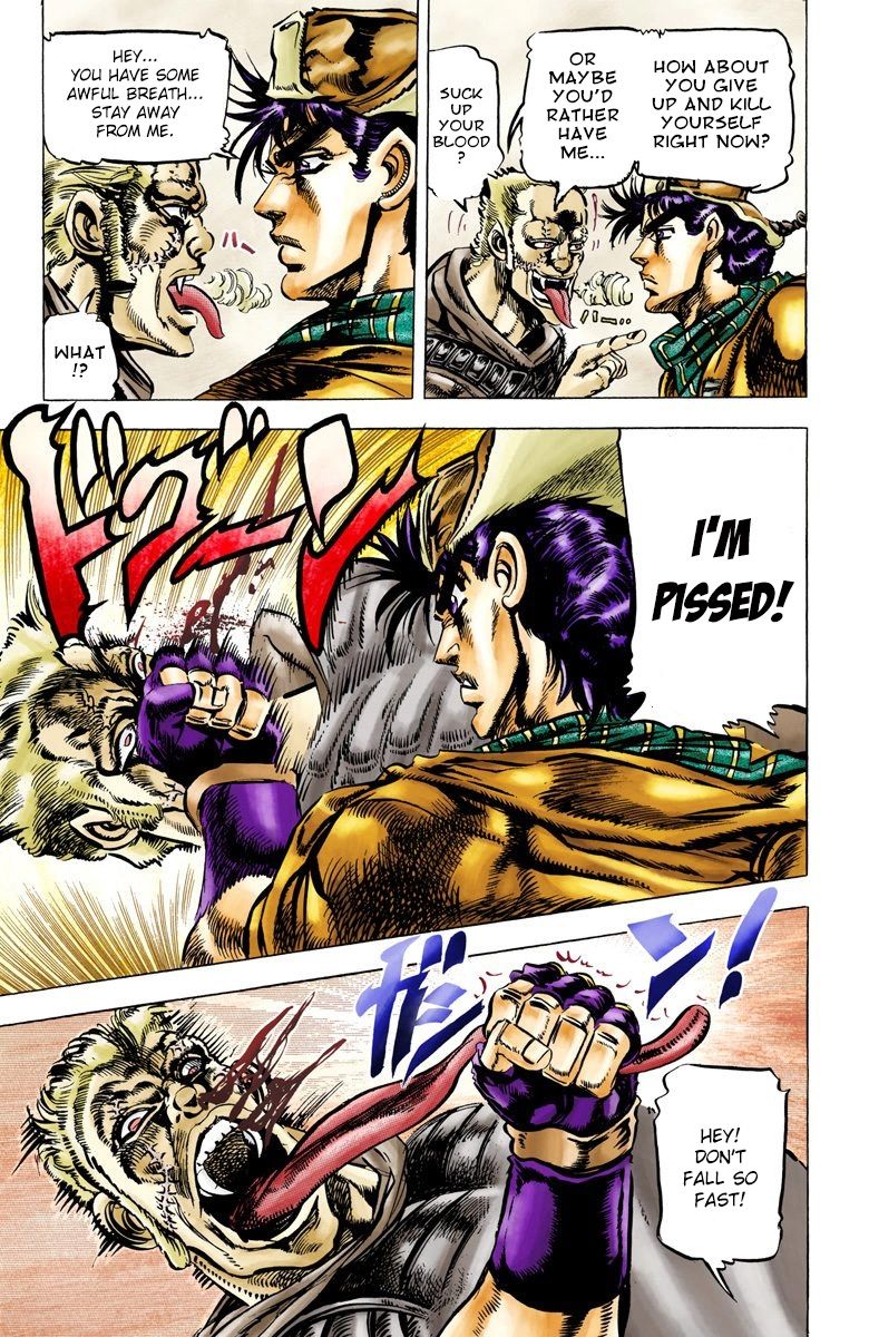 Read JoJo_s Bizarre Adventure Part 2 Battle Tendency Official Colored Manga Online