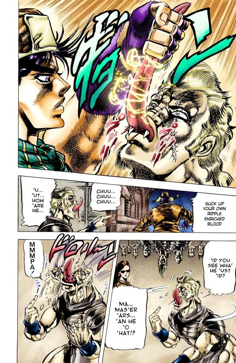Read JoJo_s Bizarre Adventure Part 2 Battle Tendency Official Colored Manga Online
