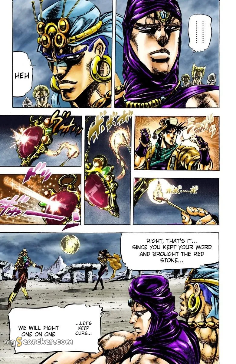 Read JoJo_s Bizarre Adventure Part 2 Battle Tendency Official Colored Manga Online