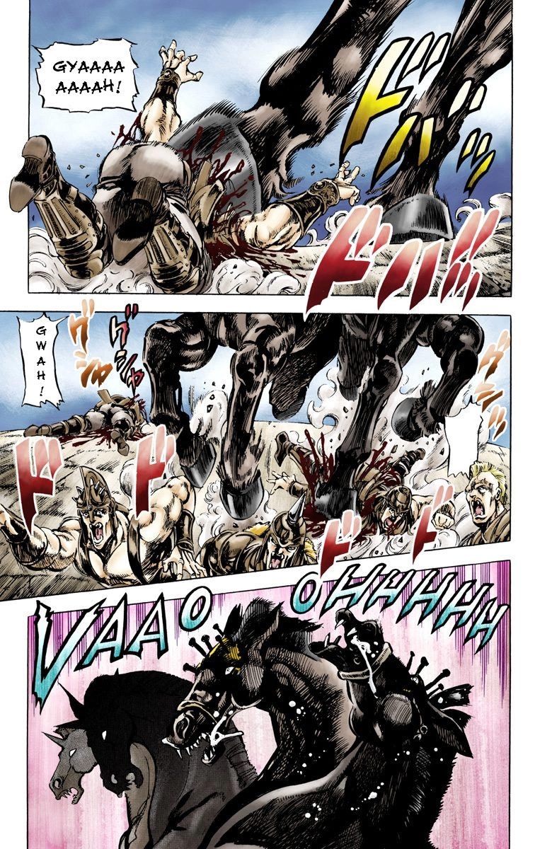 Read JoJo_s Bizarre Adventure Part 2 Battle Tendency Official Colored Manga Online