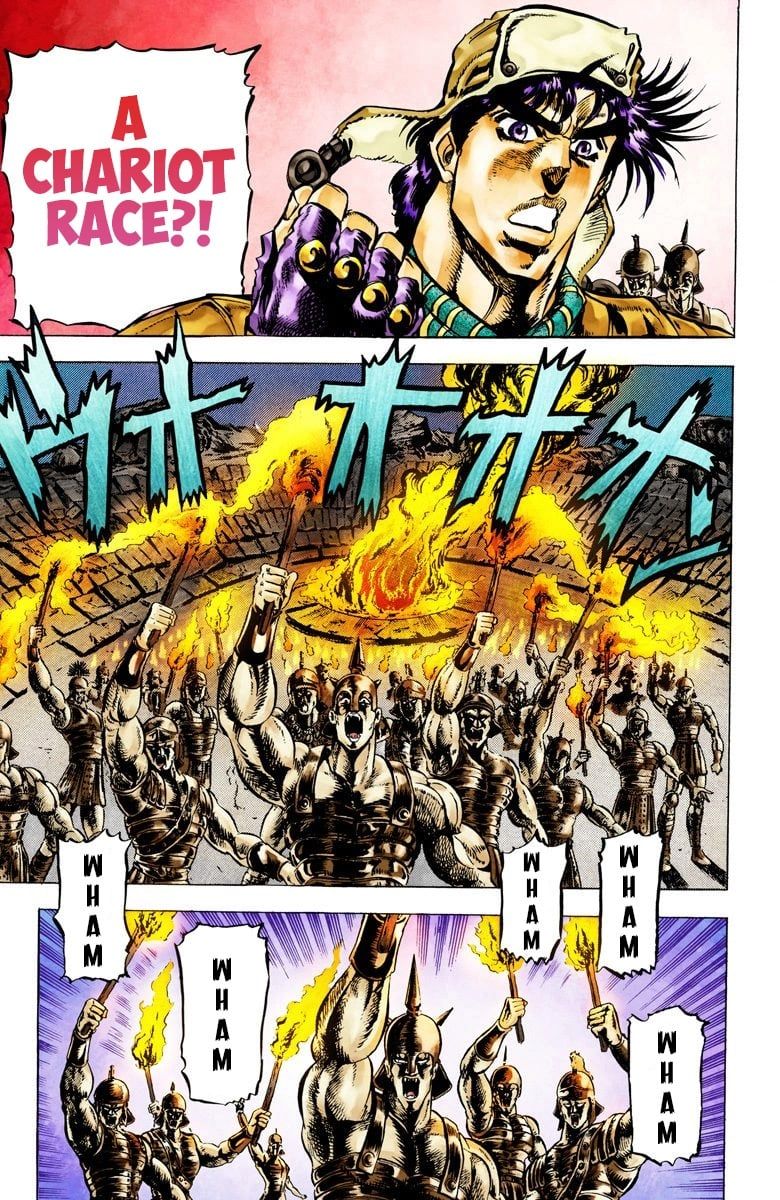 Read JoJo_s Bizarre Adventure Part 2 Battle Tendency Official Colored Manga Online