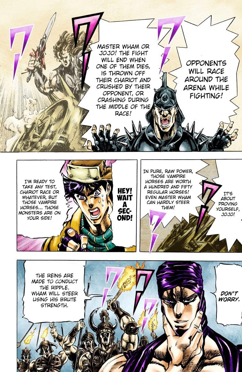 Read JoJo_s Bizarre Adventure Part 2 Battle Tendency Official Colored Manga Online
