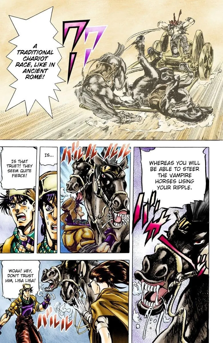 Read JoJo_s Bizarre Adventure Part 2 Battle Tendency Official Colored Manga Online