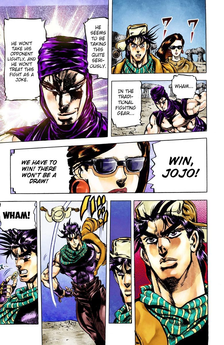 Read JoJo_s Bizarre Adventure Part 2 Battle Tendency Official Colored Manga Online