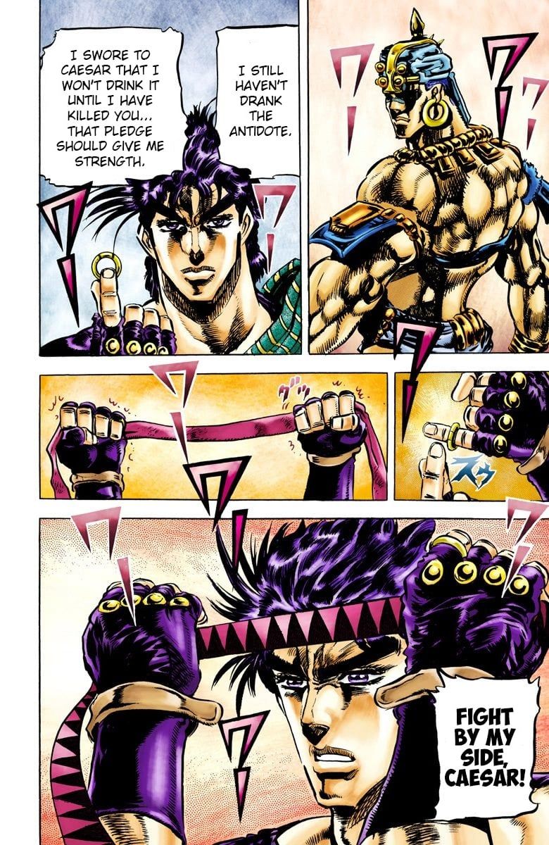 Read JoJo_s Bizarre Adventure Part 2 Battle Tendency Official Colored Manga Online