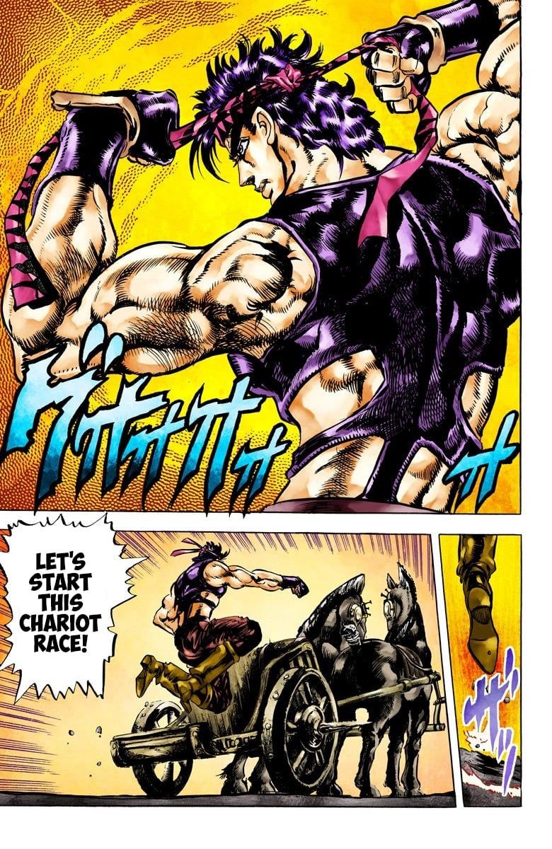 Read JoJo_s Bizarre Adventure Part 2 Battle Tendency Official Colored Manga Online