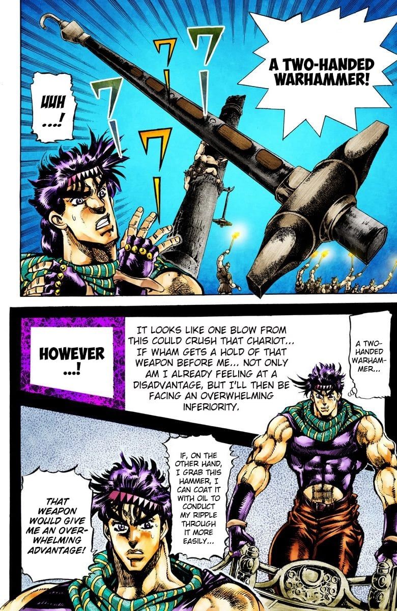Read JoJo_s Bizarre Adventure Part 2 Battle Tendency Official Colored Manga Online
