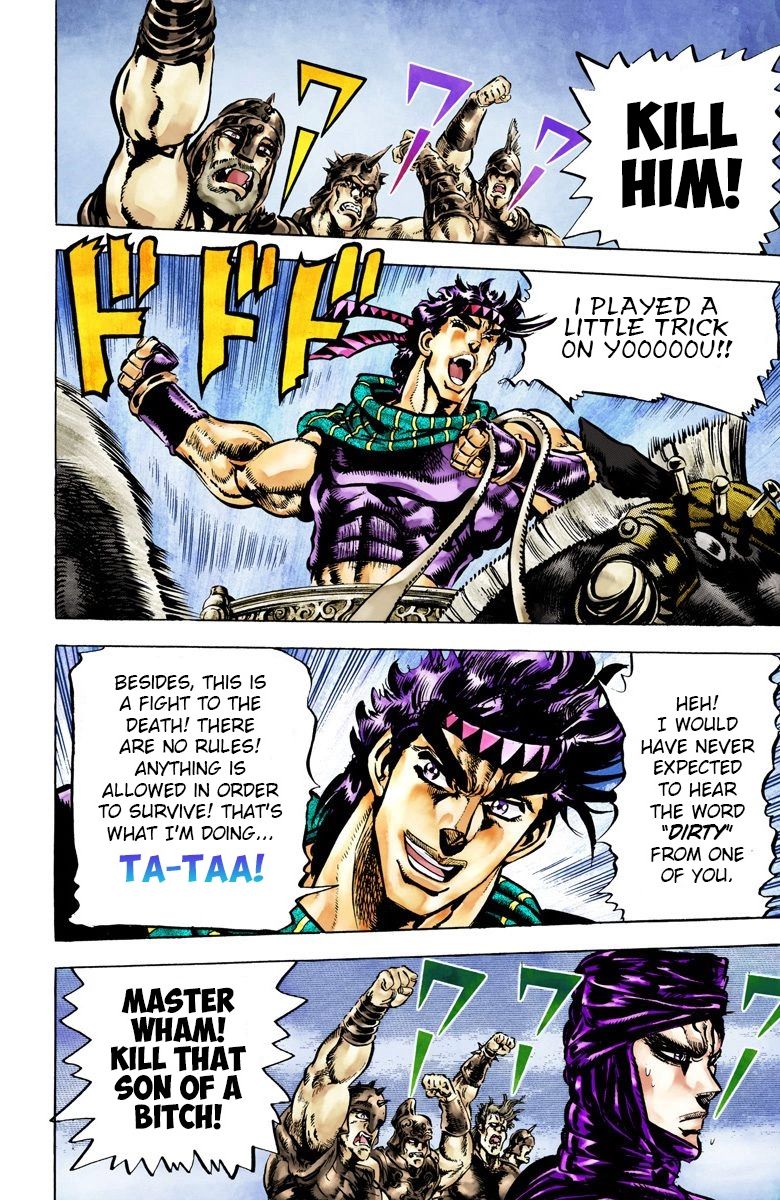 Read JoJo_s Bizarre Adventure Part 2 Battle Tendency Official Colored Manga Online