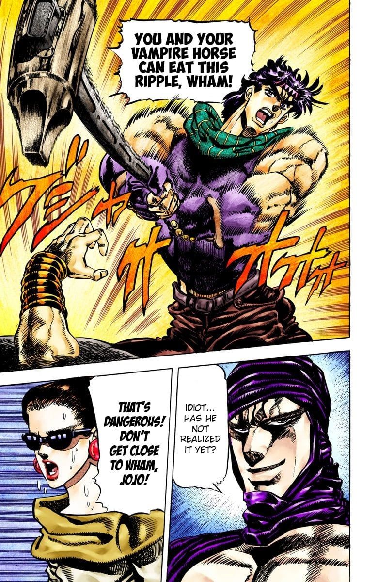 Read JoJo_s Bizarre Adventure Part 2 Battle Tendency Official Colored Manga Online