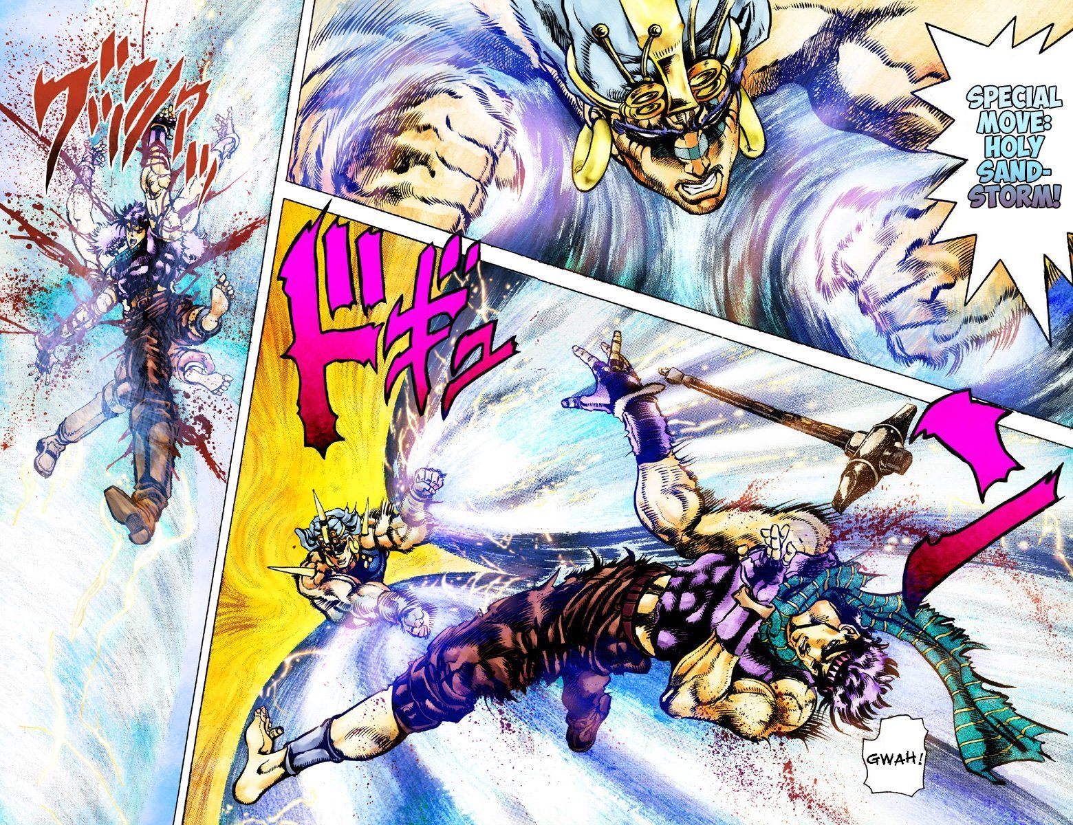 Read JoJo_s Bizarre Adventure Part 2 Battle Tendency Official Colored Manga Online