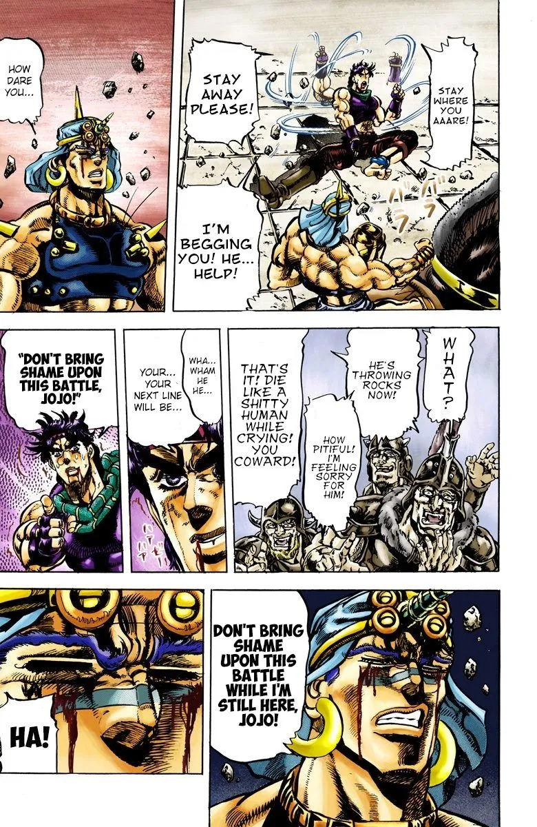 Read JoJo_s Bizarre Adventure Part 2 Battle Tendency Official Colored Manga Online