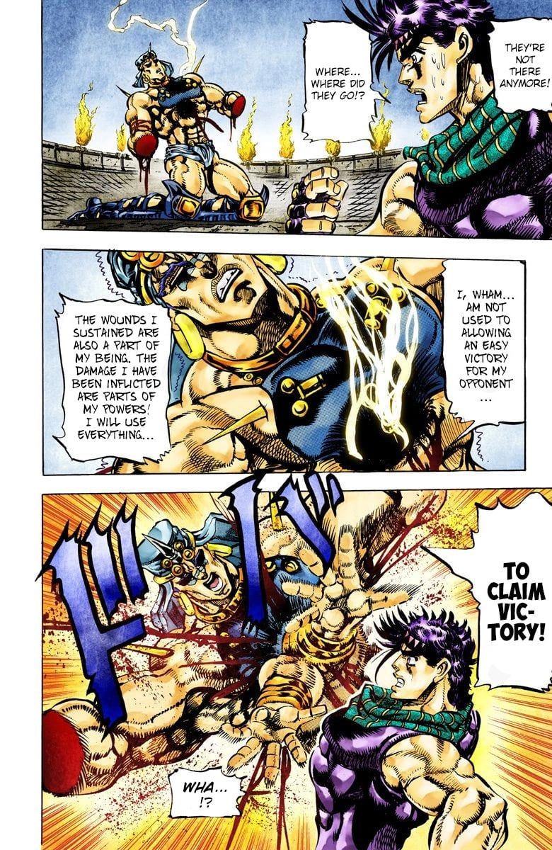 Read JoJo_s Bizarre Adventure Part 2 Battle Tendency Official Colored Manga Online