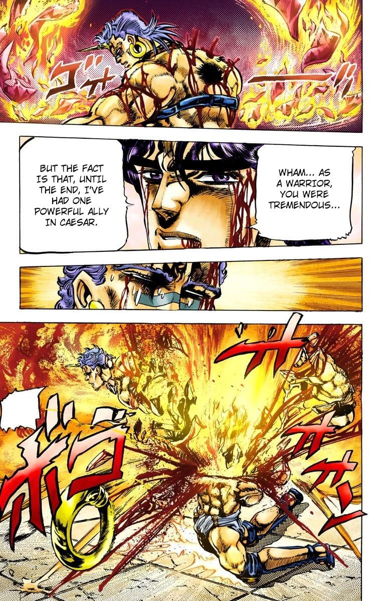 Read JoJo_s Bizarre Adventure Part 2 Battle Tendency Official Colored Manga Online